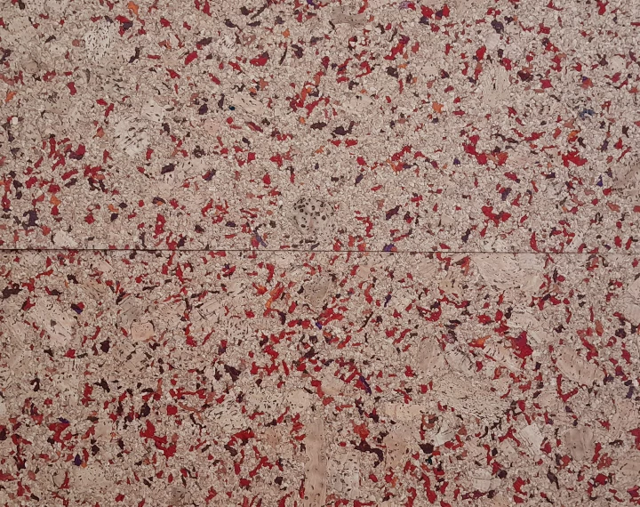 Parafa falburkolat Burel Scarlet Red viaszolt 600x300x3mm (1,98m2/csomag)