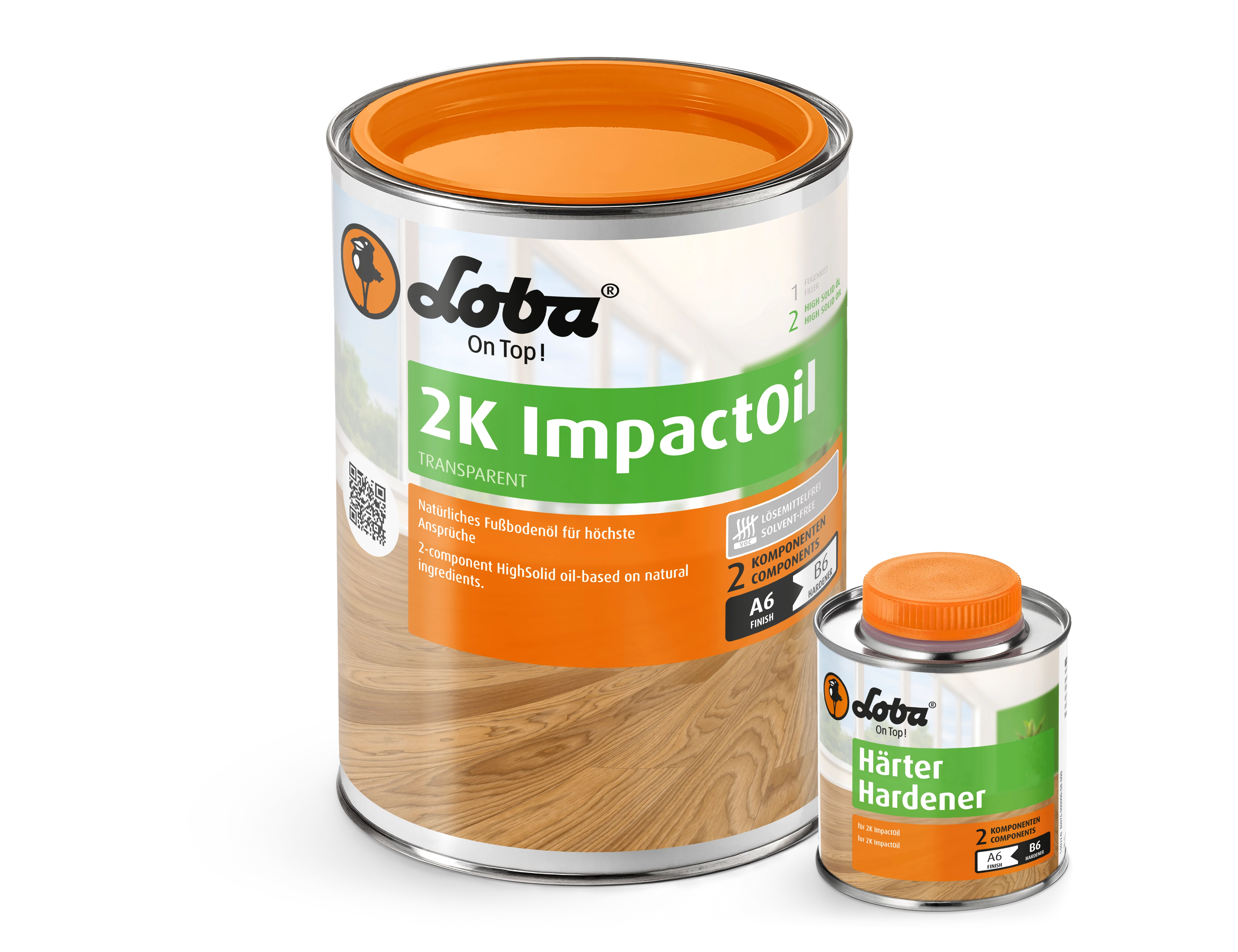 Loba 2K ImpactOil színtelen olaj, 2,5kg