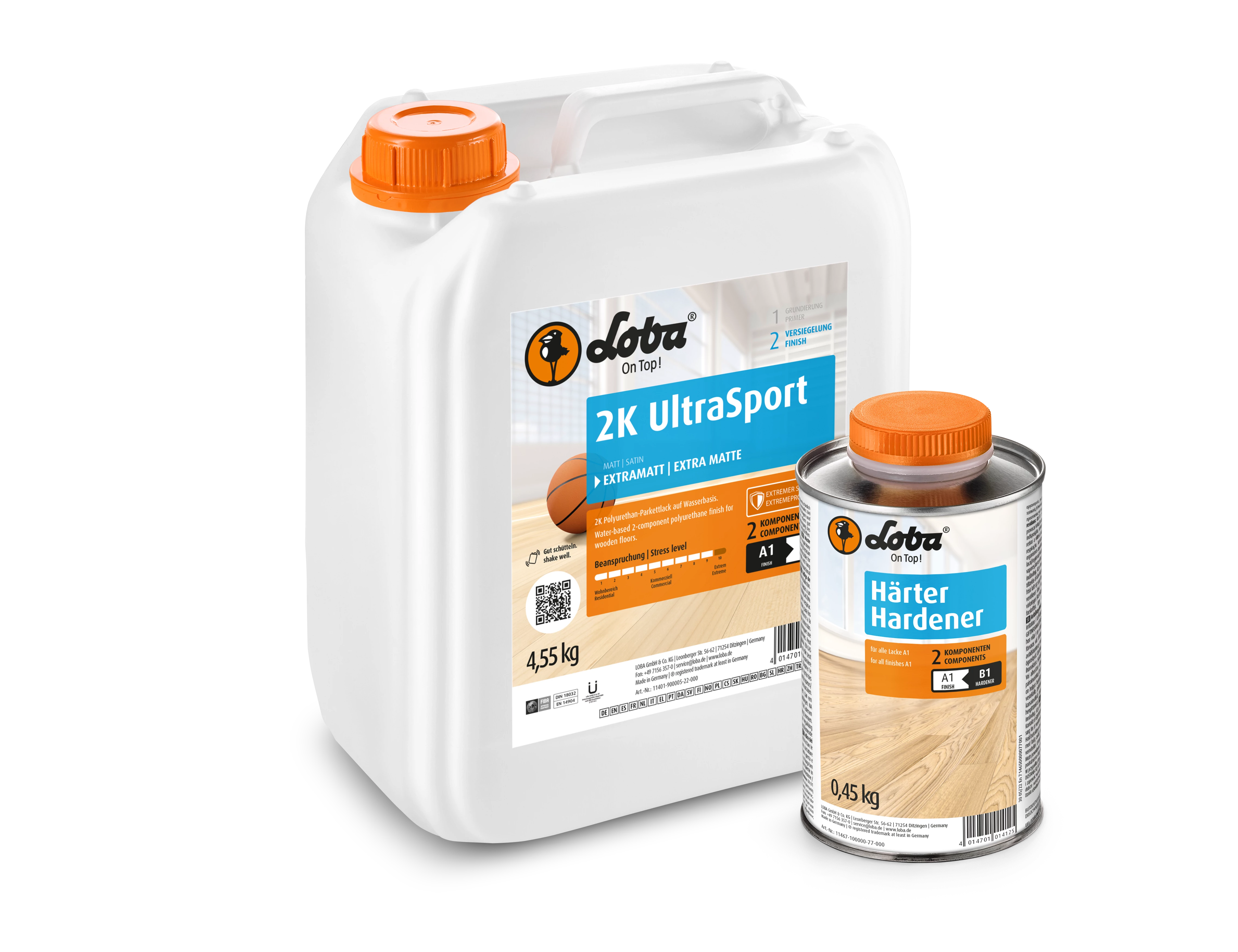 Loba 2K UltraSport extra matt lakk, 5kg