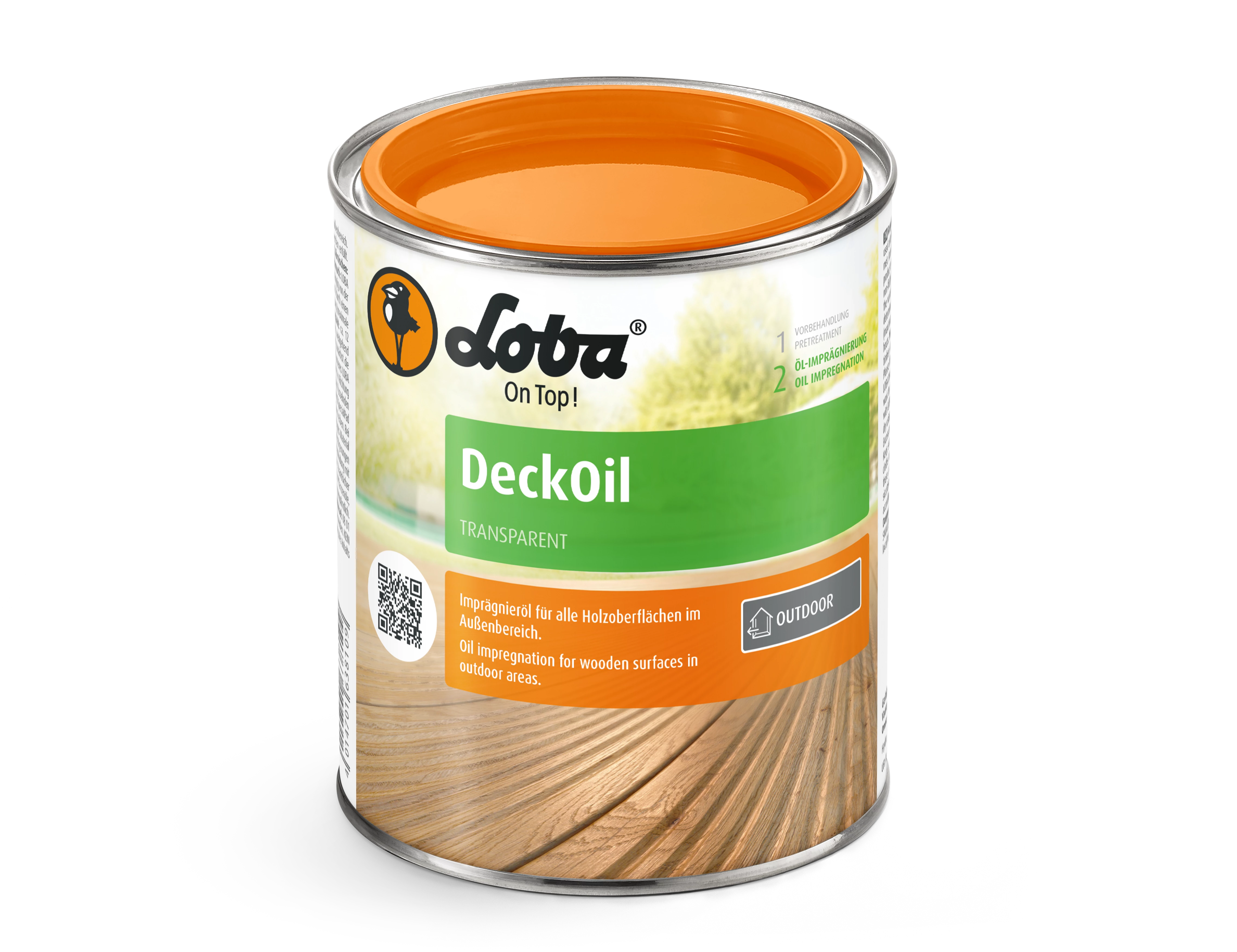 Loba DeckOil színtelen kültéri olaj, 0,75L