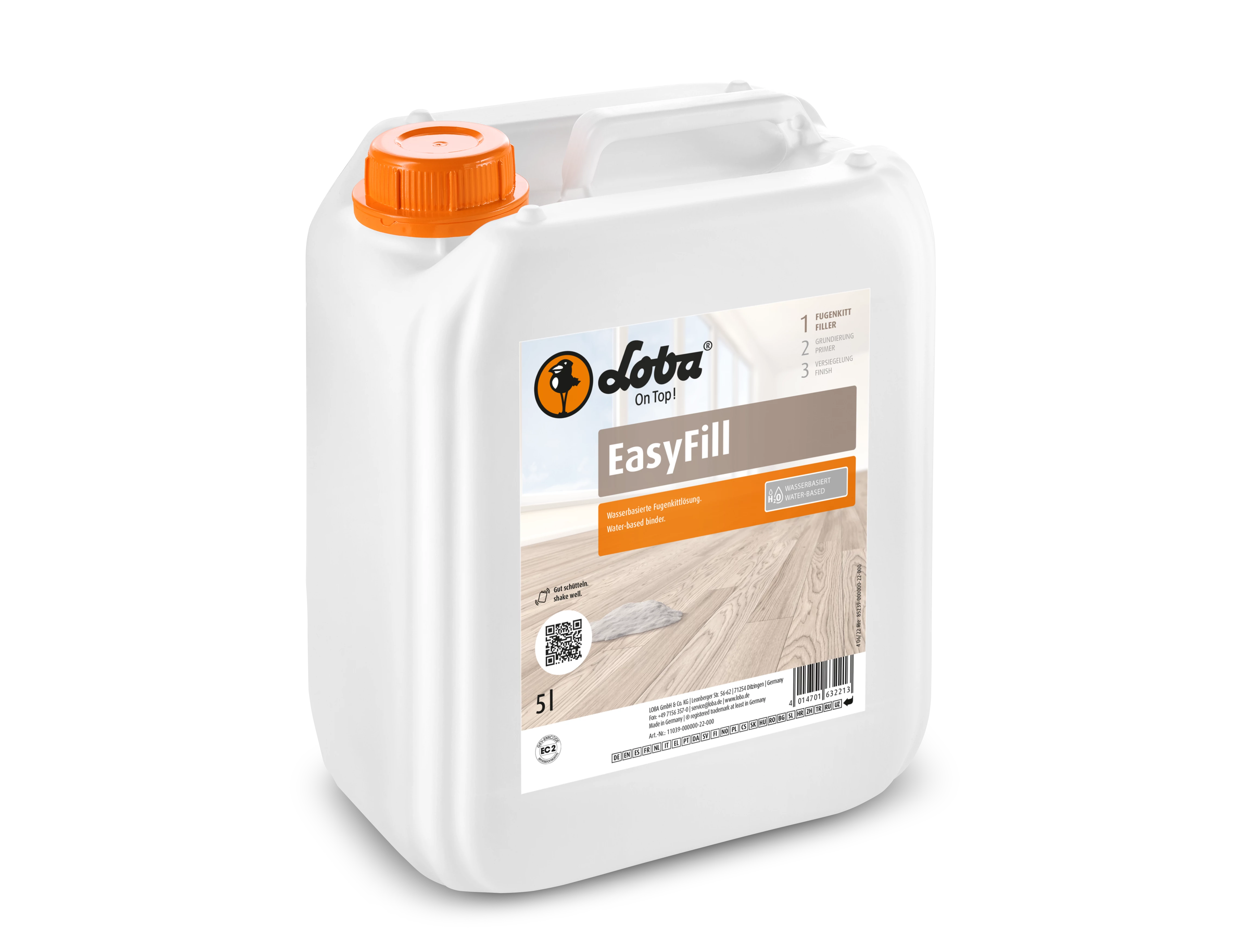 Loba EasyFill vízbázisú parketta tömítő, 5L