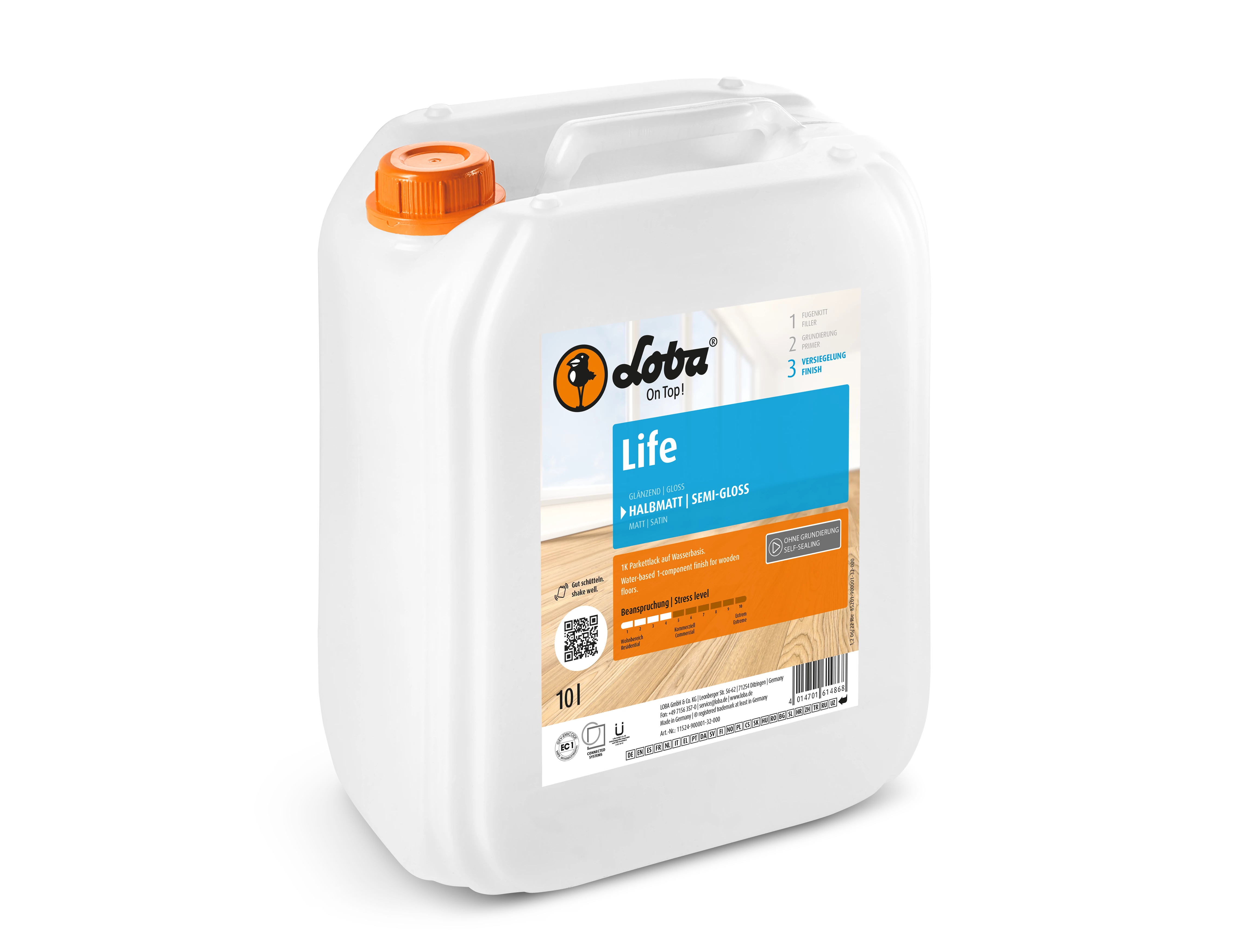 Loba 1K Life selyemfényű lakk, 10L